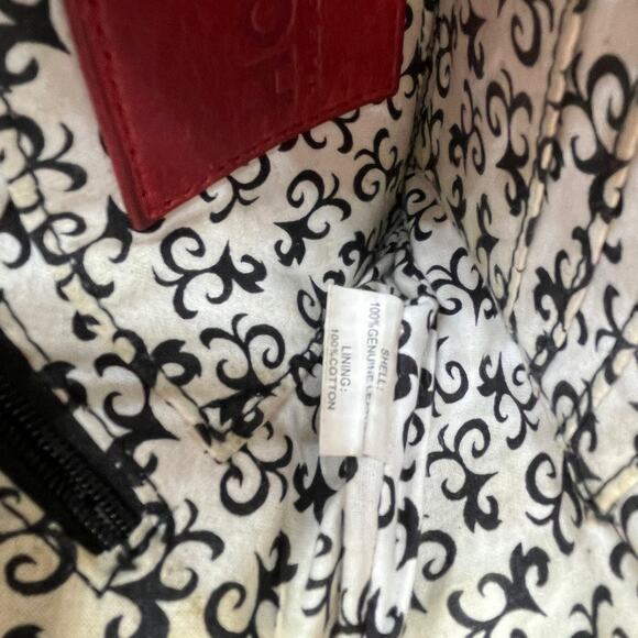 Hobo Purse Crossbody 'CRISTEL' Organizer Convertible Clutch Bag Cognac Brown - Picture 5 of 13